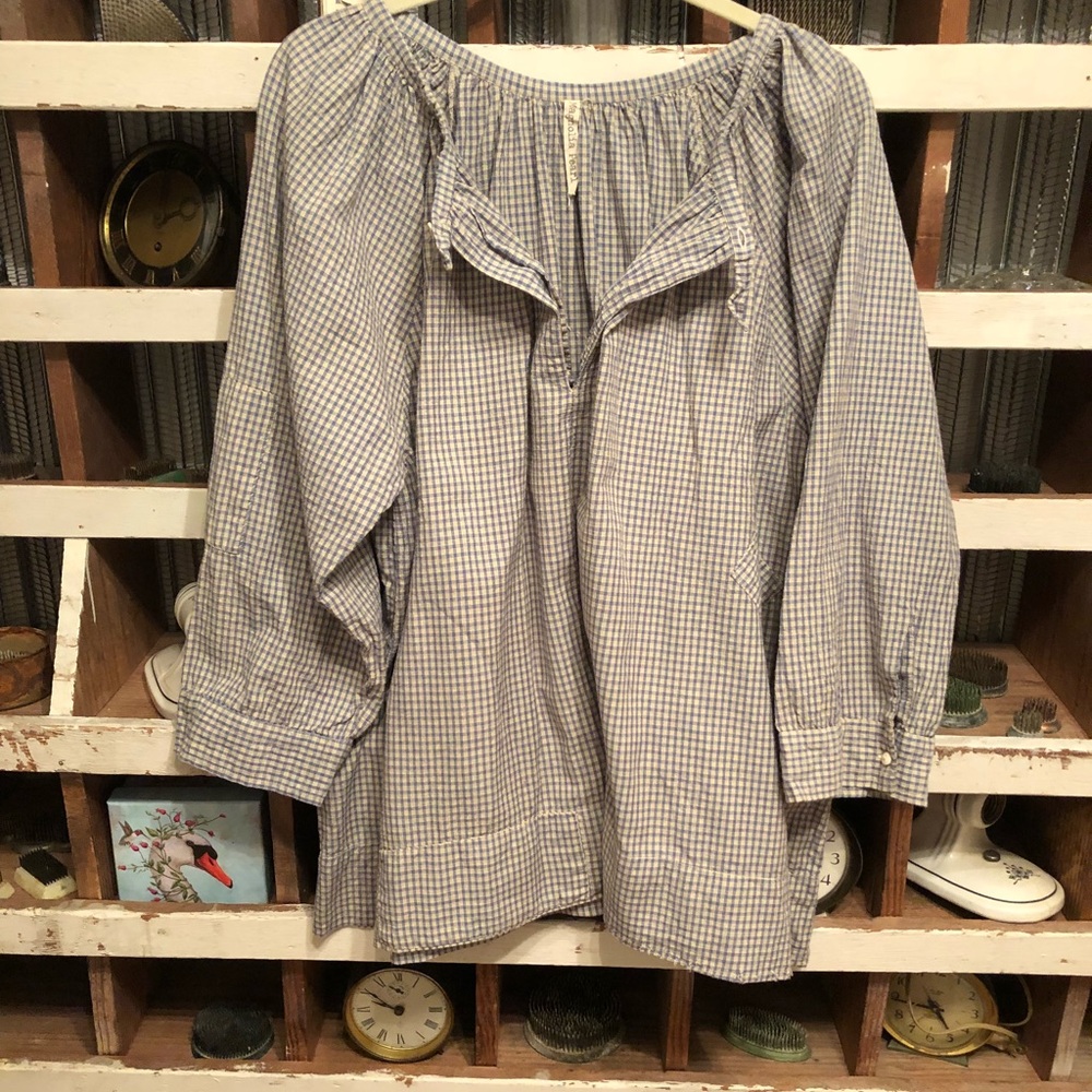 Magnolia Pearl Gingham Cotton Top